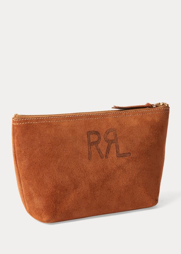 Women's Ralph Lauren Roughout Suede Pouch | 063794IGO